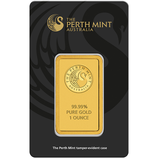 Picture of Gold Bar 1 Ounce - Perth Mint - .9999 fine gold